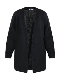 Usha Damen Strickcardigan in schwarz