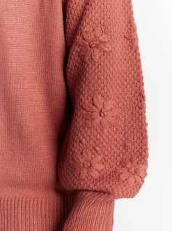 Usha Damen Strickcardigan in altrosa