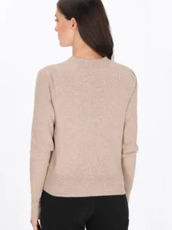 Usha Damen Strickjacke in beige