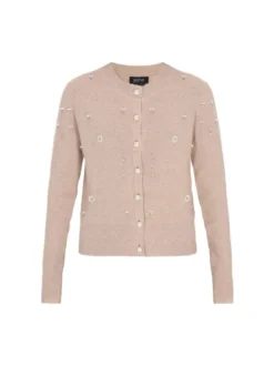 Usha Damen Strickjacke in beige