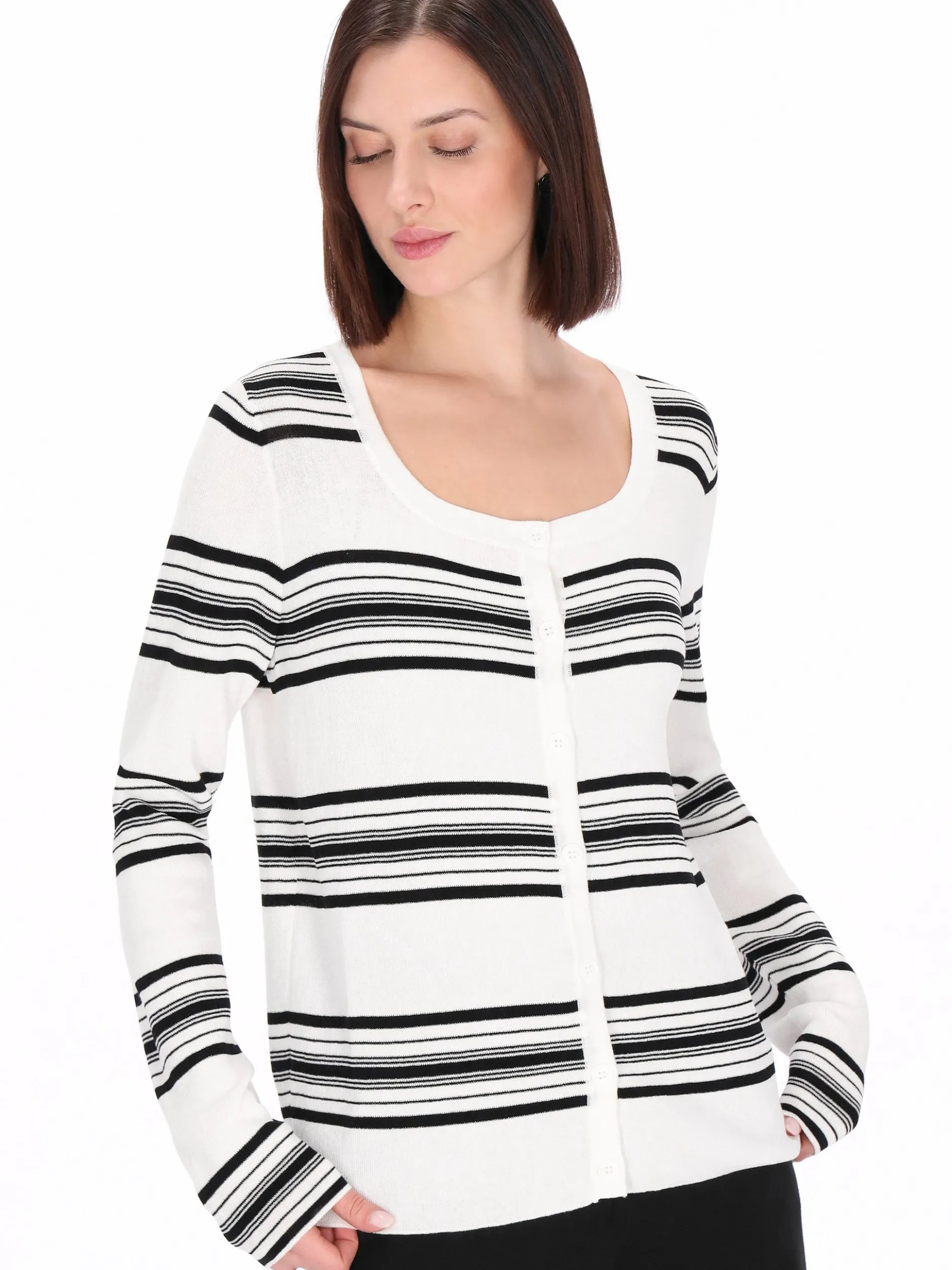 Usha Damen Strickjacke in beige