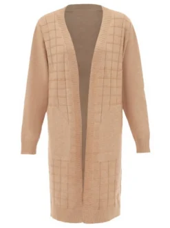 Usha Damen Strickjacke in camel