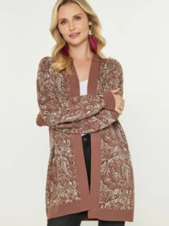 Usha Damen Strickjacke in camel