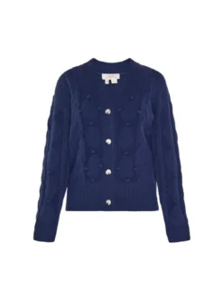 Usha Damen Strickjacke in marine