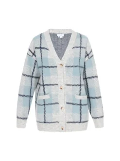 Usha Damen Strickjacke in mehrfarbig