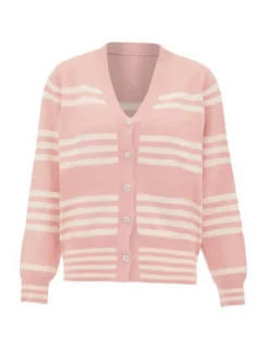 Usha Damen Strickjacke in mehrfarbig