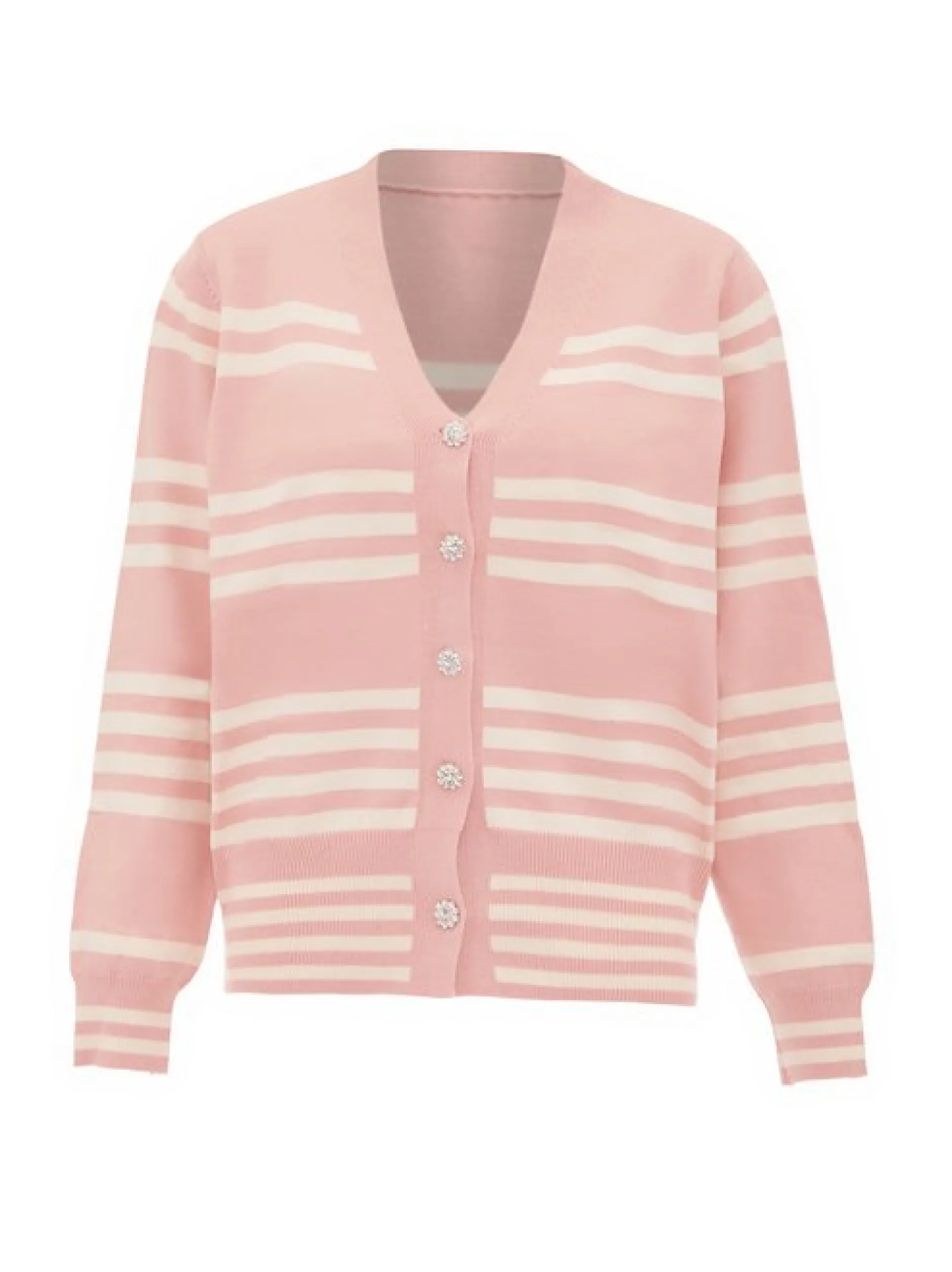 Usha Damen Strickjacke in mehrfarbig