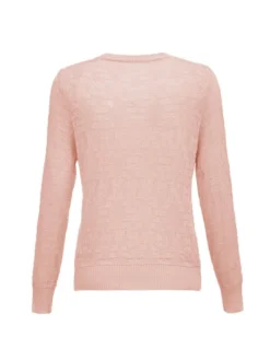 Usha Damen Strickjacke in rosa