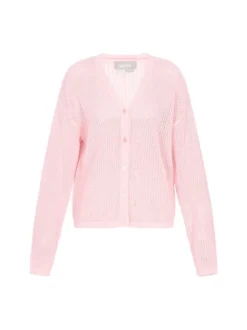 Usha Damen Strickjacke in rosa
