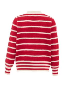 Usha Damen Strickjacke in rot