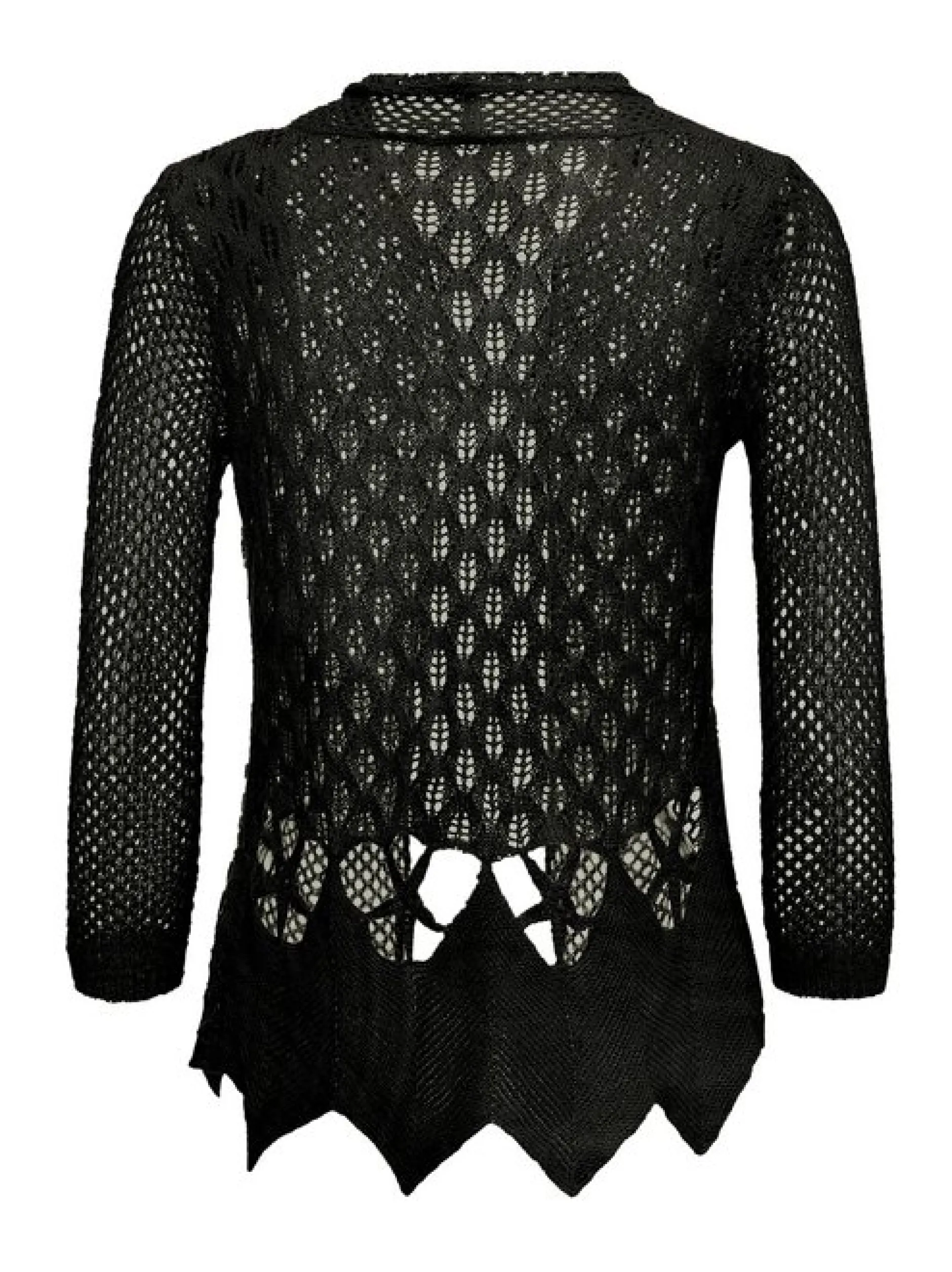 Usha Damen Strickjacke in schwarz