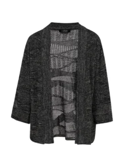 Usha Damen Strickjacke in schwarz