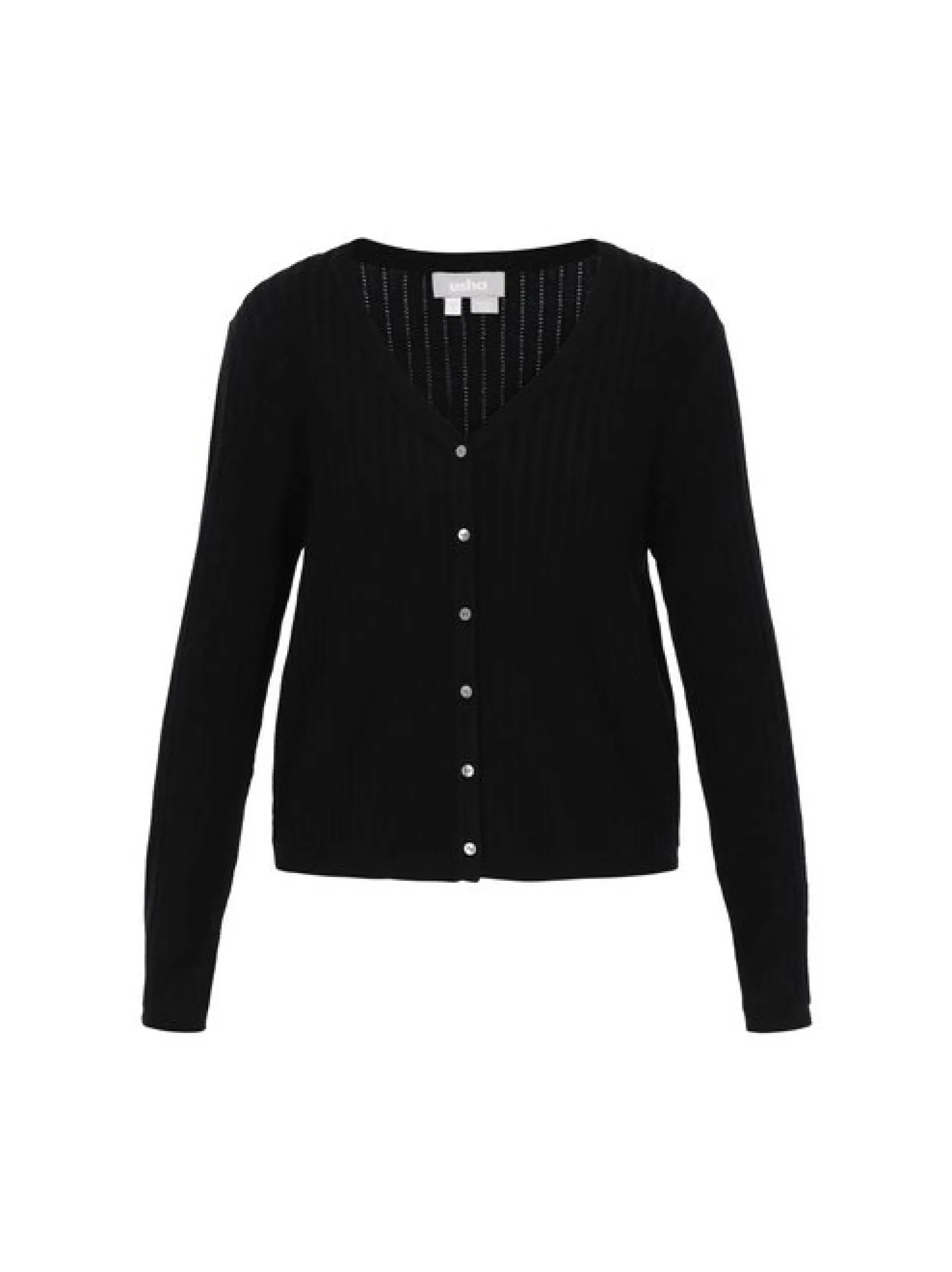 Usha Damen Strickjacke in schwarz