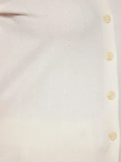 Usha Damen Strickjacke in weiß
