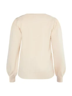 Usha Damen Strickpullover in ecru