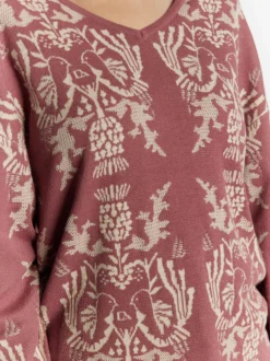 Usha Damen Strickpullover in altrosa