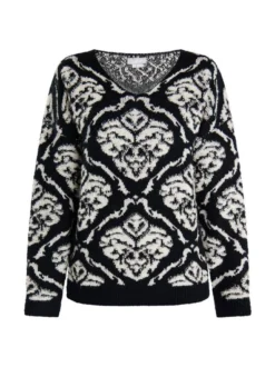 Usha Damen Strickpullover in mehrfarbig