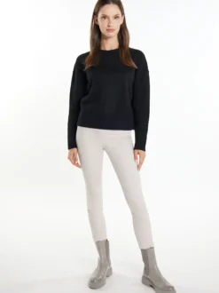 Usha Damen Strickpullover in schwarz