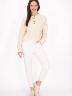 Usha Damen Sweatshirt in beige