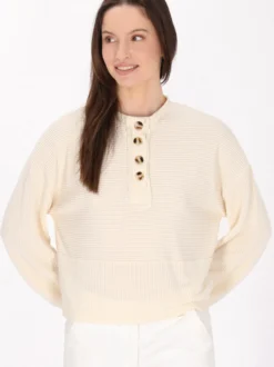 Usha Damen Sweatshirt in beige