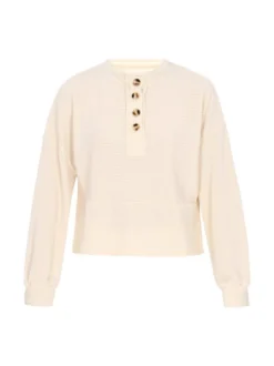 Usha Damen Sweatshirt in beige