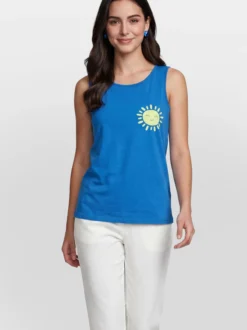 Usha Damen Top in blau