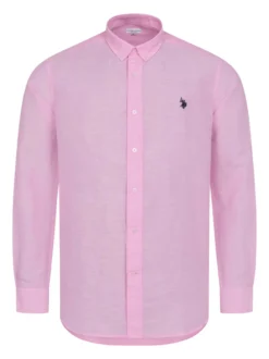U.S. Polo Assn. Herren Hemd - USBlaake in pink