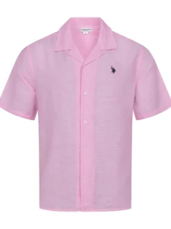 U.S. Polo Assn. Herren Hemd - USTyyler in pink