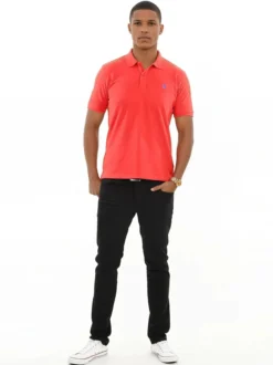 U.S. Polo Assn. Herren Poloshirt - USNeho in rot
