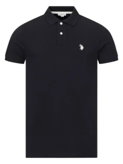 U.S. Polo Assn. Herren Poloshirt - USBrodyy in schwarz