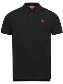U.S. Polo Assn. Herren Poloshirt - USNeho in schwarz