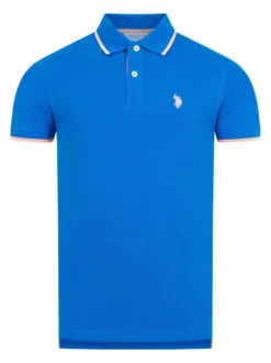 U.S. Polo Assn. Herren Poloshirt - USTristaan in blau