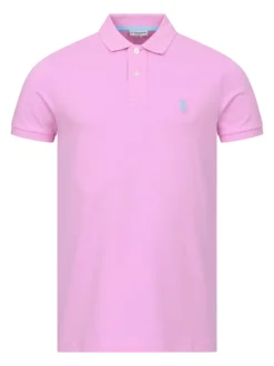 U.S. Polo Assn. Herren Poloshirt - USBrodyy in pink