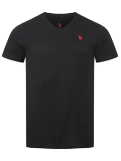U.S. Polo Assn. Herren T-Shirt - USRiider in schwarz