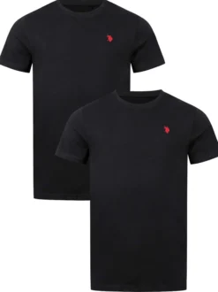 U.S. Polo Assn. Herren T-Shirt - USZaane in schwarz
