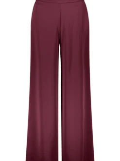 V by Vera Mont Damen Satinhose in aubergine