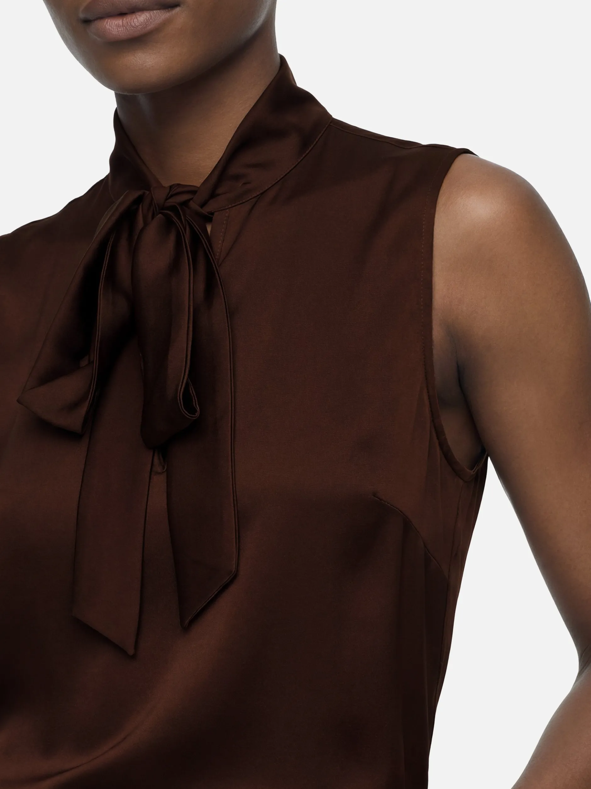 V by Vera Mont Damen Satintop in schoko