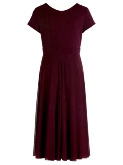 Vera Mont Damen Cocktailkleid in aubergine