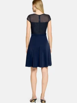 Vera Mont Damen Cocktailkleid in marine blau