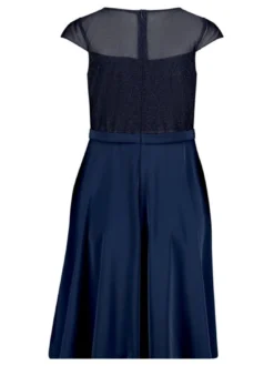 Vera Mont Damen Cocktailkleid in marine blau