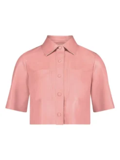 Vera Mont Damen Kunstleder-Jacke in altrosa