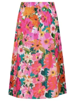Vera Mont Damen Midirock in mehrfarbig