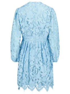 Vera Mont Damen Spitzenkleid in hellblau
