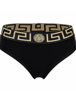 Versace Jeans Damen Slip 1er Pack in schwarz