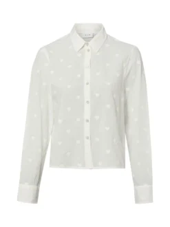Vila Damen Hemdbluse - VIValenta in weiß