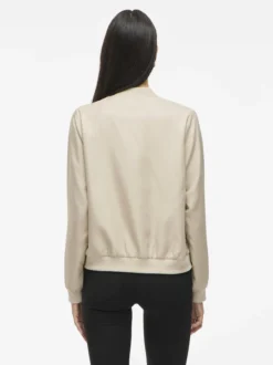 Vila Damen Jacke - Papaya in beige
