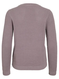 Vila Damen Pullover - VIDalo in altrosa - Ärmel: langarm