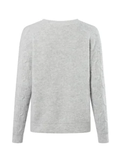 Vila Damen Pullover - VILAssia in hellgrau