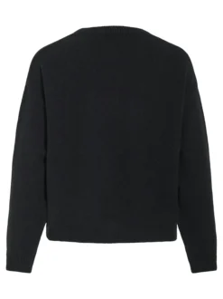 Vila Damen Strickjacke - VIBrianna in schwarz