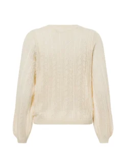 Vila Damen Strickpullover - Vipolana in beige